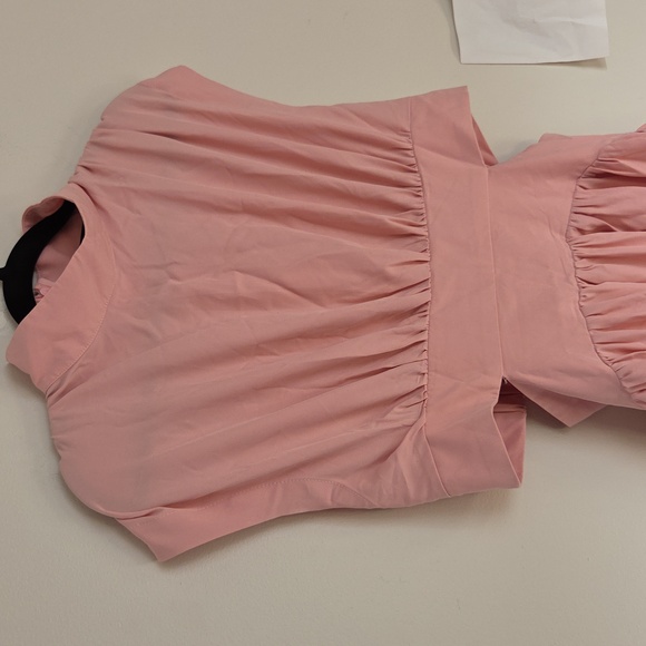 Commense Mock Neck Cutout Maxi Dress Sz L NWT in Pink - Picture 6 of 16